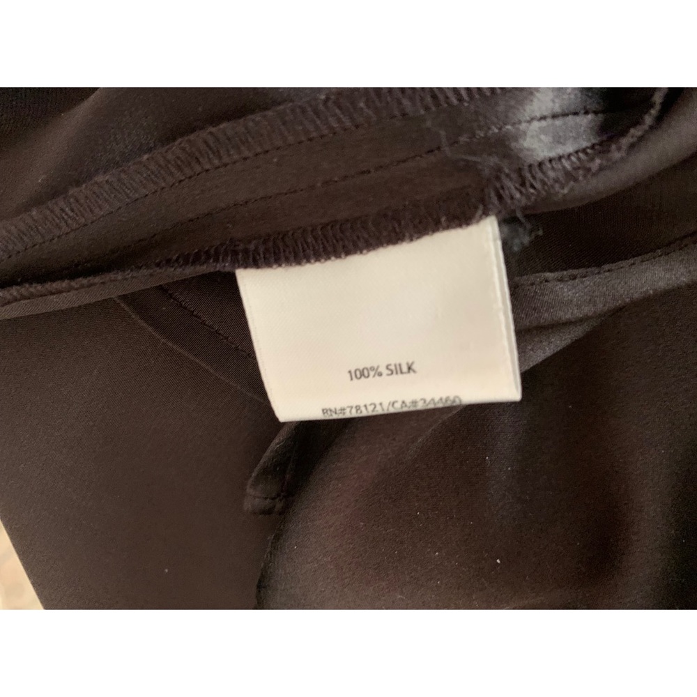 Eileen Fisher Brown Silk Sleeveless Blouse Top - Picture 8 of 9